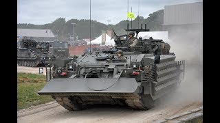 British Army in action at Tankfest 2017 [upl. by Ibrad]