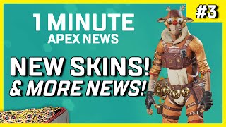 New Apex Skin Bundles Spectator Mode 750K Tournament  Apex Legends News Under a Minute shorts [upl. by Yhtrod]