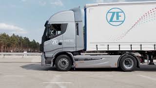 Embotech  Autonomous truck and trailer combination with ZF [upl. by Crescentia768]