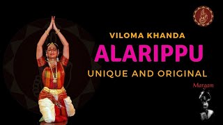 Bharatanatyam Viloma Khandam Alarippu  Unique and Original  Lakshmi Ramaswamy  Sri Mudhraalaya [upl. by Alo]