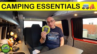 Campervan Essentials Review  Equipment amp Accessories for your Camper [upl. by Zacarias894]