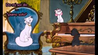 Scales and Arpeggios w lyrics From Disneys quotThe Aristocatsquot [upl. by Marba]