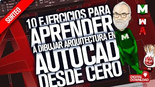 🌟🌟🌟🌟🌟 AutoCAD para PRINCIPIANTES  tutorial en ESPAÑOL  Curso ARQUITECTURA 2D desde CERO 👩‍🎓👨‍🎓 [upl. by Ahsilak]