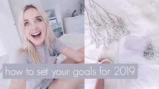 How to Plan your 2019 Goals amp Resolutions ☀️Reset Your Life Challenge [upl. by Parks]