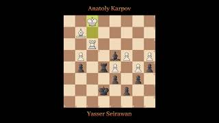 Anatoly Karpov vs Yasser Seirawan  Brussels Belgium 1992 [upl. by Faun]