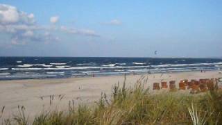 The beach in Świnoujscie Plaża w Świnoujściu [upl. by Atoiganap]