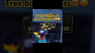 3 lucky winny for Free fire Booyah pass shorts freefire [upl. by Ursala355]