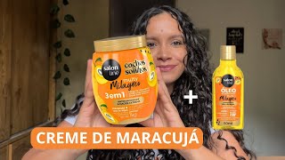 TESTEI O CREME MULTY MILAGRES DE MARACUJÁ SALON LINE [upl. by Leahcar]