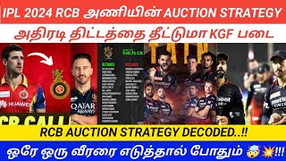 IPL 2024 AUCTION  RCB AUCTION STRATEGY  ONE PREMIUM SPINNER NEEDED  RCB IPL 2024 STRATEGY [upl. by Artiek]