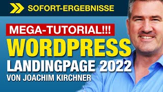 Landingpage erstellen Kostenlos mit WordPress 2022  Mega Tutorial [upl. by Erehs]