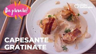 ✨ CAPESANTE GRATINATE con PANCETTA e CREMA di CASTAGNE  ANTIPASTO SUPER SPECIALE😋❤️ [upl. by Jojo]