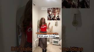 DIY Halloween Costume Idea Coyote Ugly 🎤💋🎶 cricut hotfix halloweencostumeideas [upl. by Yerffej900]