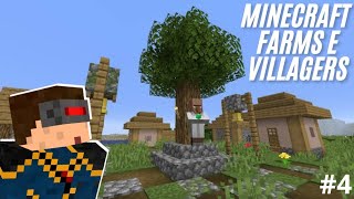 Farms e Villagers  Minecraft 121 [upl. by Gapin]