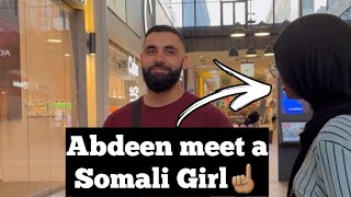 Somali Girl Surprised Abdeen in SWEDEN 😳 [upl. by Elvera155]