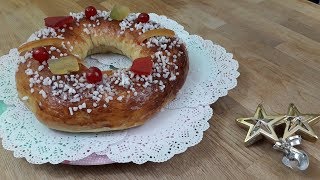 COMMENT FAIRE UNE BRIOCHE DES ROIS FACILE SANS BEURRE  CookKing Officiel [upl. by Namzzaj]