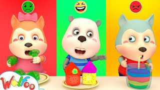 Wolfoo Plays Color Challenge  Color Learning Lesson  Kids Stories  Wolfoo Kids Songs [upl. by Gnohc880]