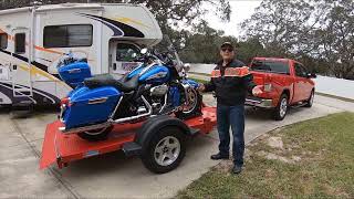 Jerry Palladino quotMotormanquot loves his ZPro 2400 Dual Motorcyle Trailer [upl. by Eikin]