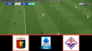 GENOA CFC VS ACF FIORENTINA  SERIE A 20242025  FOOTBALL LIFE 2025 [upl. by Ientirb]