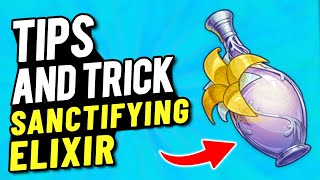 Sanctifying Elixir TIps and Guide amp Obsidian Ring Location  Genshin Impact 50 [upl. by Hachman204]