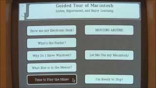 Apple Macintosh 128k 1984 Start Up and Demonstration [upl. by Roht]