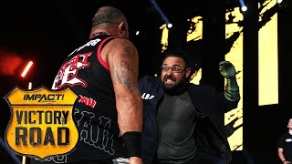 Santino Marella STRIKES Bully Ray with the COBRA  Victory Road 2023 Highlights [upl. by Ecirtnom]