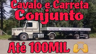 Conjuntos Cavalo e Carreta a VENDA até 100MIL Oliveira Isaias [upl. by Harshman]