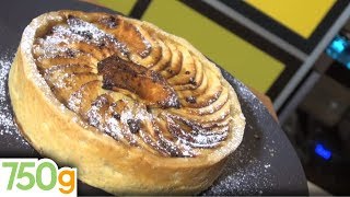 Recette de Tarte aux pommes façon GrandMère  750g [upl. by Derron865]