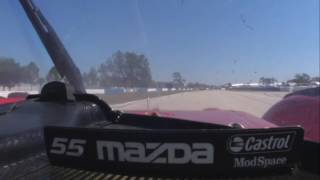 12 Hours of Sebring 2017  Mazda 55 On Board [upl. by Niamjneb]