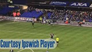 Ipswich Towns dramatic win against Coventry City January 16 2010 [upl. by Chilson]