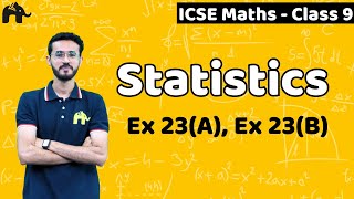 Statistics Class 9 ICSE Maths  Selina Chapter 23  Ex 23A Ex 23B [upl. by Connors692]