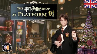 London  THE HARRY POTTER SHOP AT Platform 9¾  Kings Cross London UK 4K Ep  8 [upl. by Allisirp]