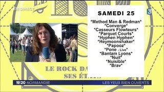 Evreux  début du festival Le Rock Dans Tous Ses Etats 2016 [upl. by Ethelred]