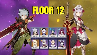 Razor amp Noelle Main DPS  Genshin Impact 38 Spiral Abyss Floor 12 [upl. by Baudin]