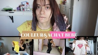 VLOG  NOUVELLE COULEUR amp ACHAT POUR BEBE 😍 [upl. by Bocock]