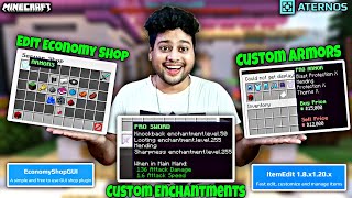 How To Add Custom Items in Economy Shop Gui  Item Edit Plugin Aternos  Economy Shop Gui Tutorial [upl. by Marylee]