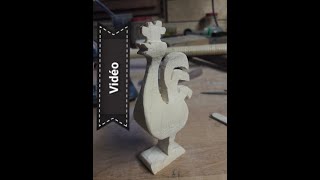 Film chantournage coq 3D [upl. by Allegna766]