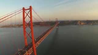 Lisboa Ponte 25 Abril  Dji Phantom  Gopro 3 [upl. by Atnwahsal608]