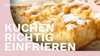 Welchen Kuchen kann man einfrieren [upl. by Stolzer]