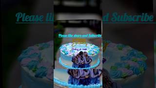 Cake design for besties🩷🤍🩵youtube cake ytshorts baking viralvideo viralshortsbutterscotchcake [upl. by Alistair]