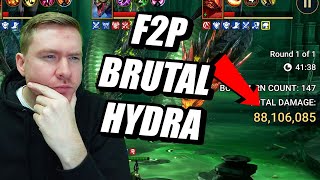 Trying To Break 100m In Brutal Hydra On My Free To Play Account [upl. by Youlton]