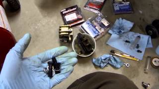 Honda 599 Brake line and brake pads replacement [upl. by Suoicerpal852]