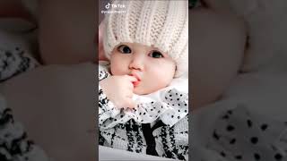 Cute baby smile status on tiktok [upl. by Noreht411]