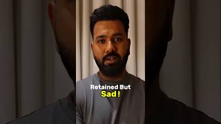 Is Rohit Sad 😒 MI Retention 2025 ytshorts shortsfeed mumbaiindians ipl2025 [upl. by Rhiamon]