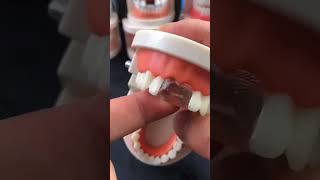 False teeth Molder Repair Gap Tooth craps🦷beadrepaircheapsavemoneyfillfixtooth [upl. by Hilly]