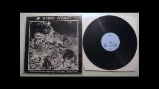 UK Thrash Assault Split with Hydra Vein  Snyper  Pendemia  War Dance  Llamedos Riil 1989 [upl. by Akins]