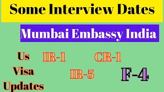 Some Interview for Mumbai Embassy Us visa updates [upl. by Herrod]