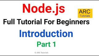 Introduction  Ep 1  Node JS Tutorial For Beginners [upl. by Robbin]