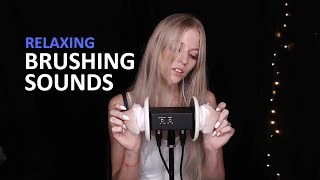 ASMR  Gentle amp calm brushing sounds  Sleep Study Meditation Tingles  3Dio [upl. by Parrisch155]