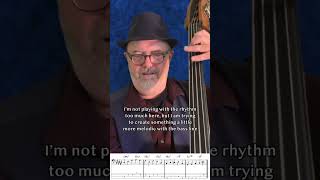 Jazz Bass Lines With Tabs Walking Bass in 54 On Take Five by Dave Brubeck amp Paul Desmond [upl. by Hairym]