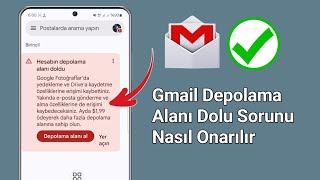 Gmail Hesabı depolama alanı doluysa posta gönderemeyebilirsiniz veya alamayabilirsiniz 2024 [upl. by Blondell]